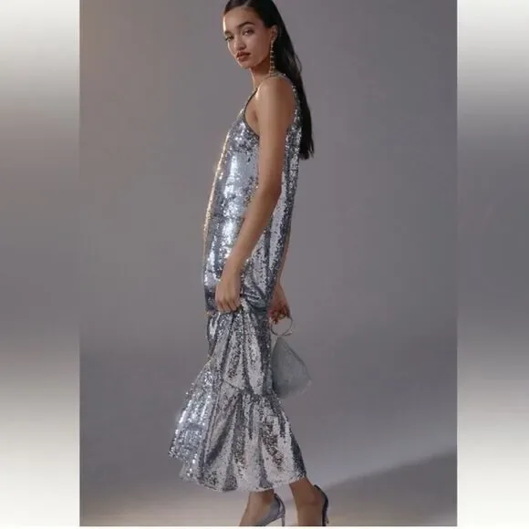New Anthropologie x MAEVEOne-shoulder Sequin Dress$230.00